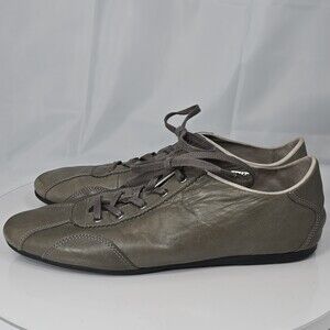 Bata Men 43/10 US Taupe Gray Soft Leather Crossover Sneakers/Casual Oxford Shoes